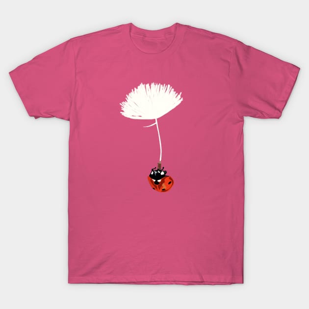 Ladybug flight T-Shirt by Manitarka